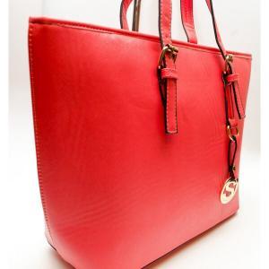 Women Red Color Travel Tote
